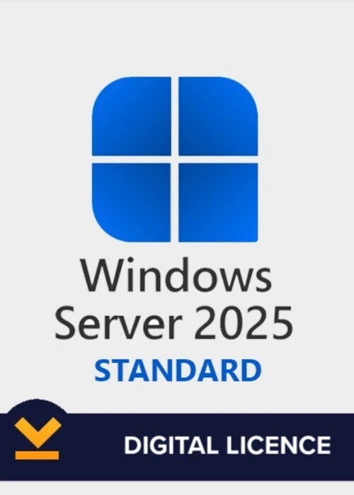Microsoft Windows Server Standard 2025 64-bit 16 Core.